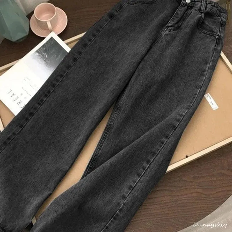 Streetwear High Waist Women's Jeans