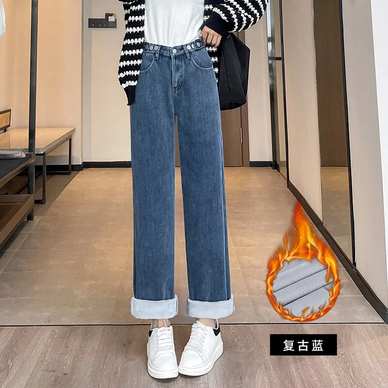 Streetwear High Waist Women's Jeans