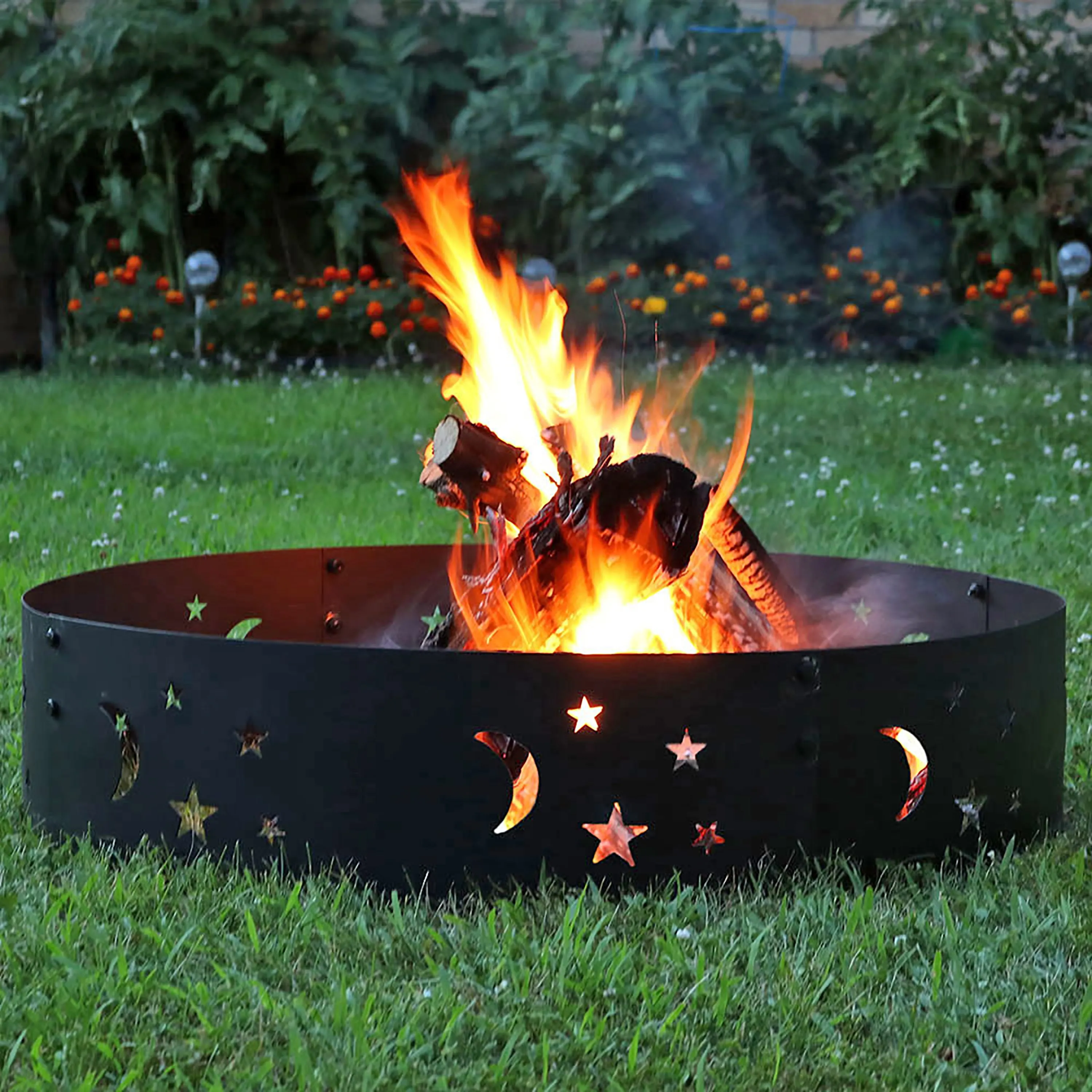 Sunnydaze Big Sky Campfire Ring - 36" Diameter