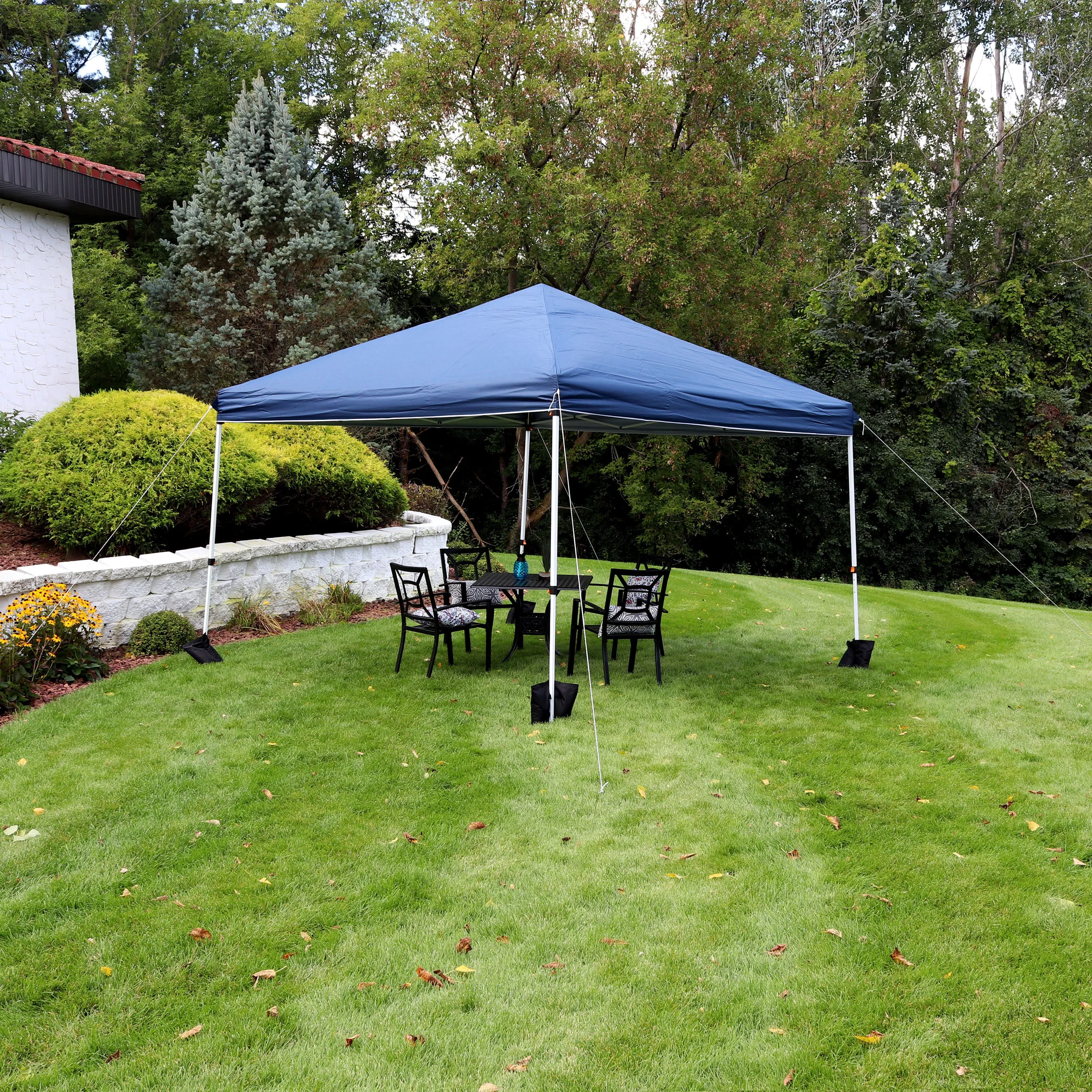 Sunnydaze Standard Pop-Up Canopy with Carry Bag and Sandbags