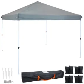 Sunnydaze Standard Pop-Up Canopy with Carry Bag and Sandbags