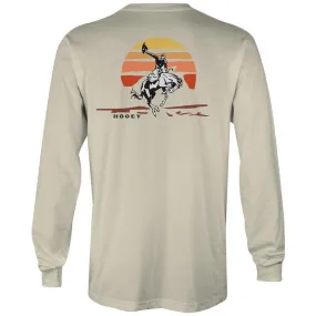 Sunset Bronc LS Tee - Cream