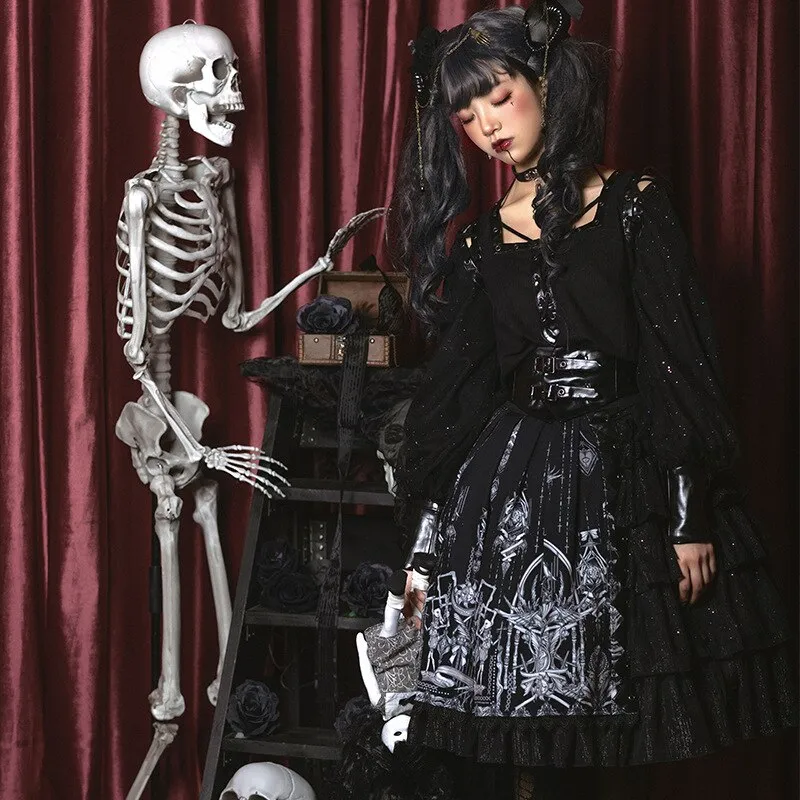 The Evil Eye ~ Gothic Lolita JSK Dress Sleeveless Party Dress