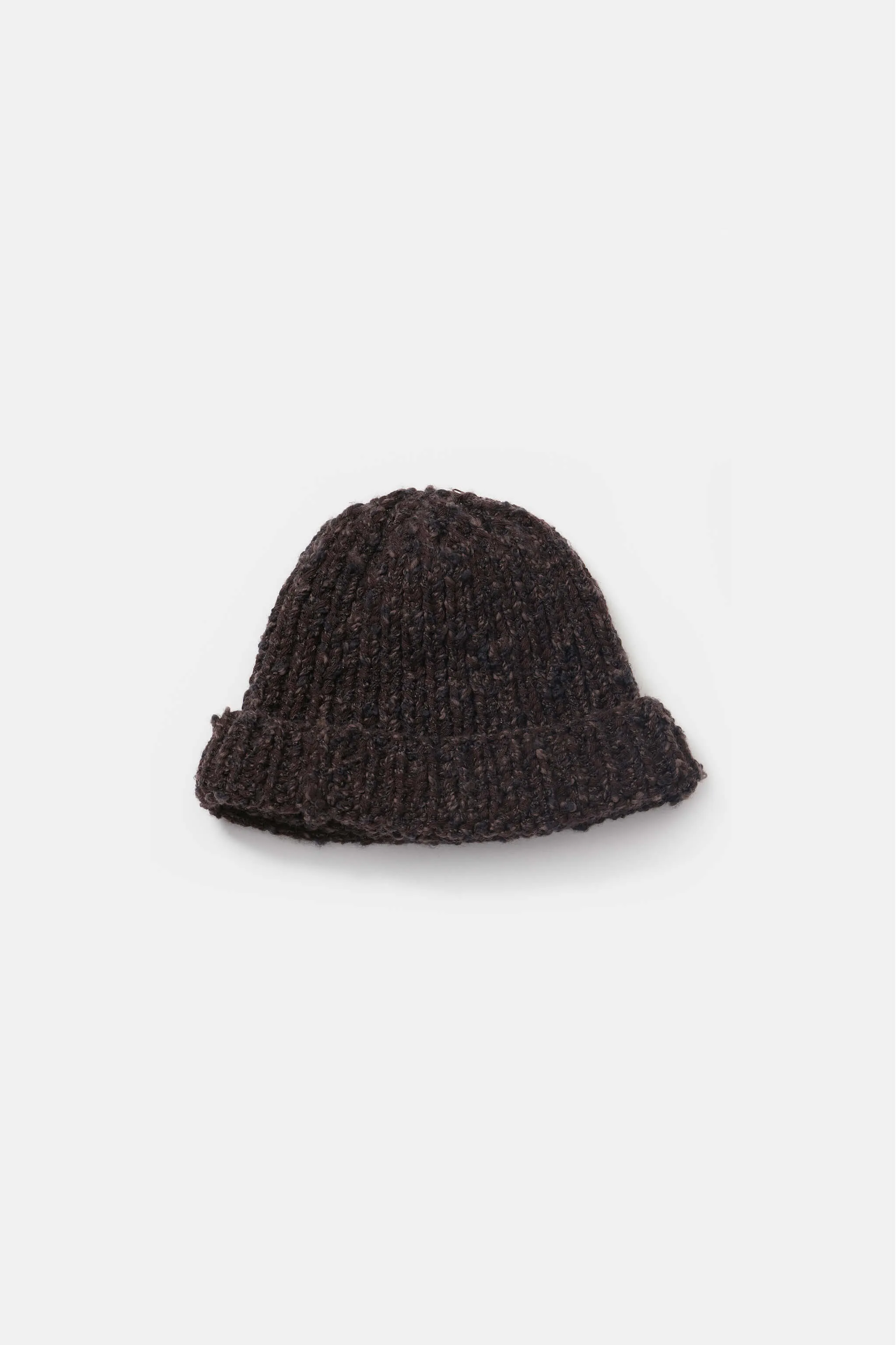 THE SCULPTOR HAT / BOUCLE WOOL WALNUT