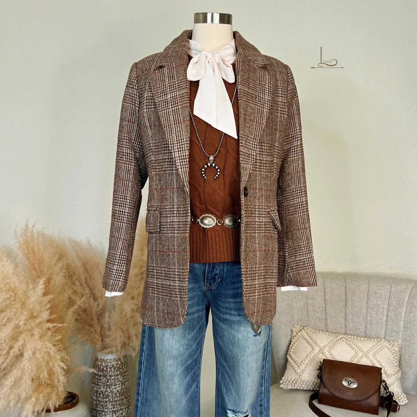 The Westlands Blazer in Chestnut