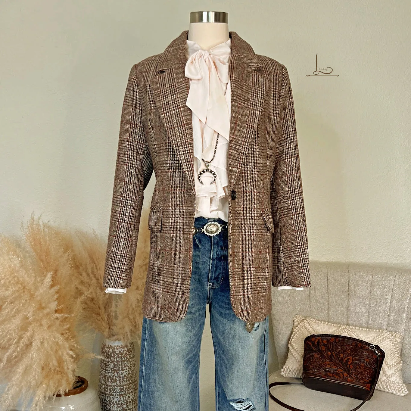 The Westlands Blazer in Chestnut