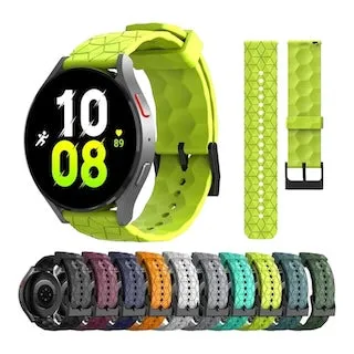 TheHorse 18mm Range Silicone Football Pattern Watch Straps