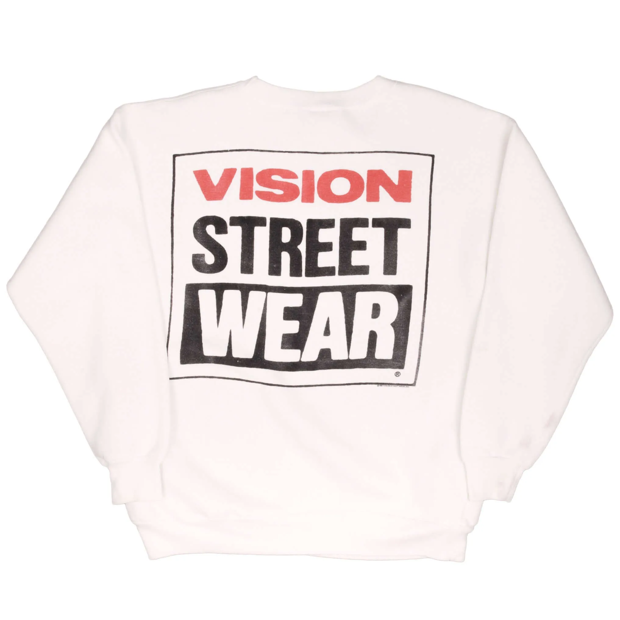 VINTAGE VISION STREETWEAR SKATE 1987 SWEATSHIRT SIZE LARGE