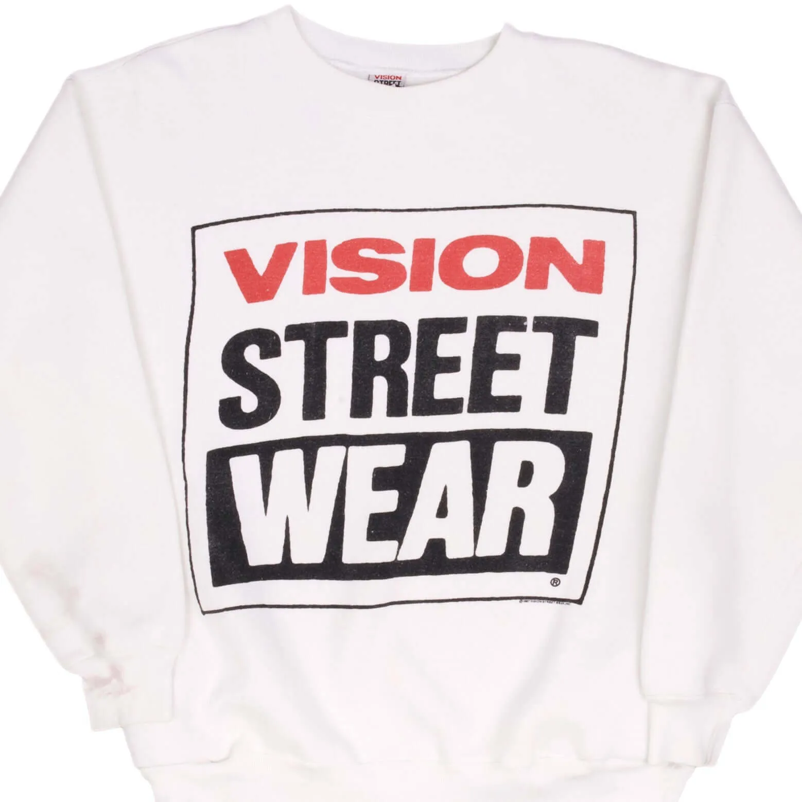 VINTAGE VISION STREETWEAR SKATE 1987 SWEATSHIRT SIZE LARGE