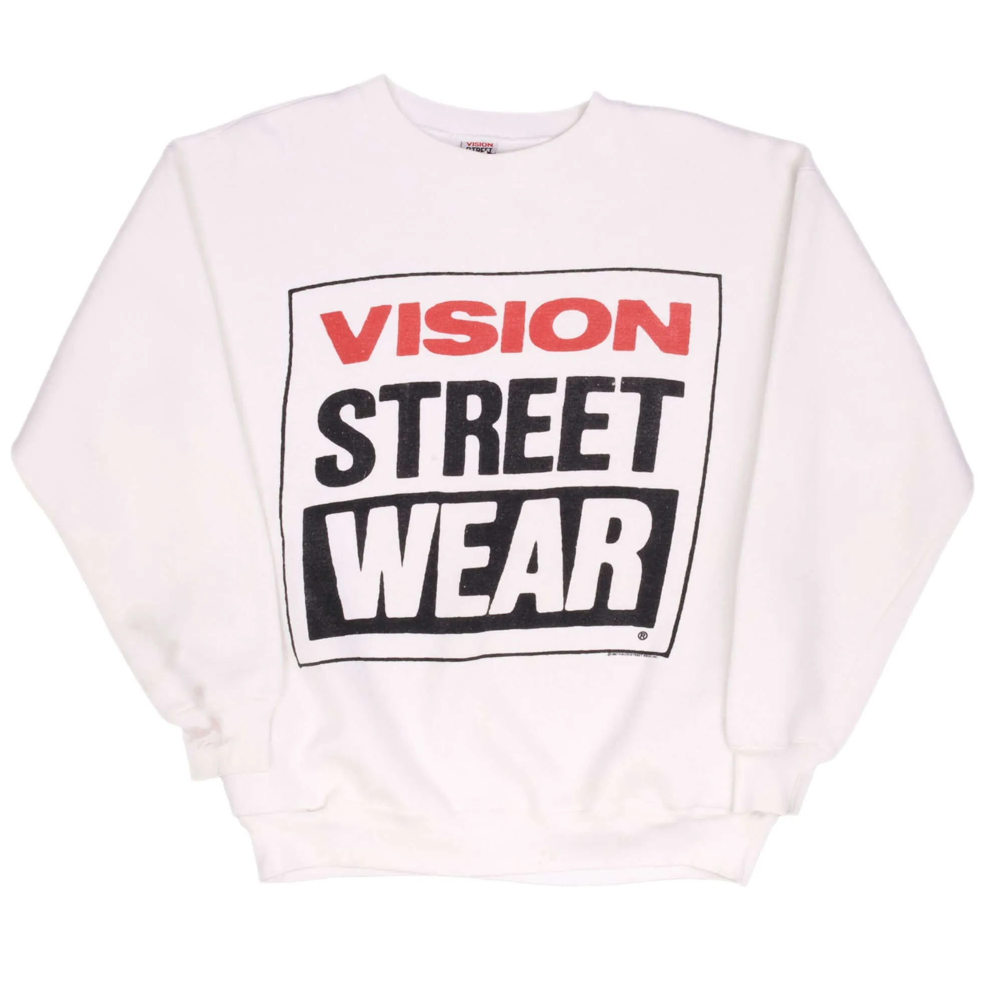 VINTAGE VISION STREETWEAR SKATE 1987 SWEATSHIRT SIZE LARGE