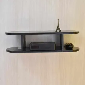 Wooden Wall Mount Set top Box Stand 24 x 8 x 4.5 inches