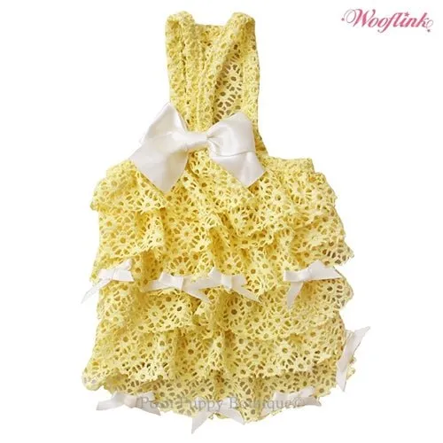 Wooflink SUGARLICIOUS Dress- Yellow