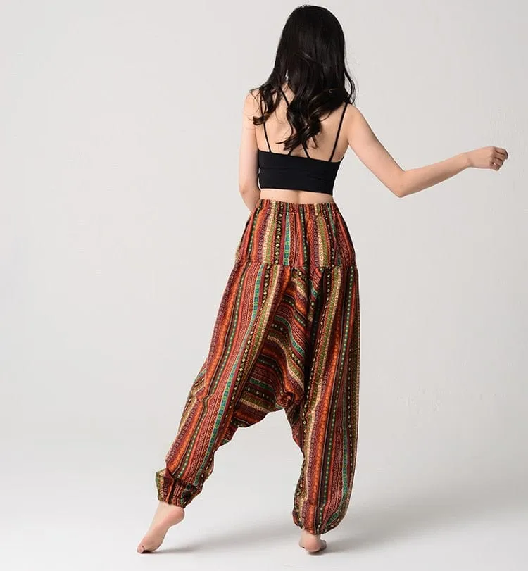 Zen Geometry Loose Harem Pants | Zen