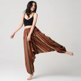 Zen Geometry Loose Harem Pants | Zen