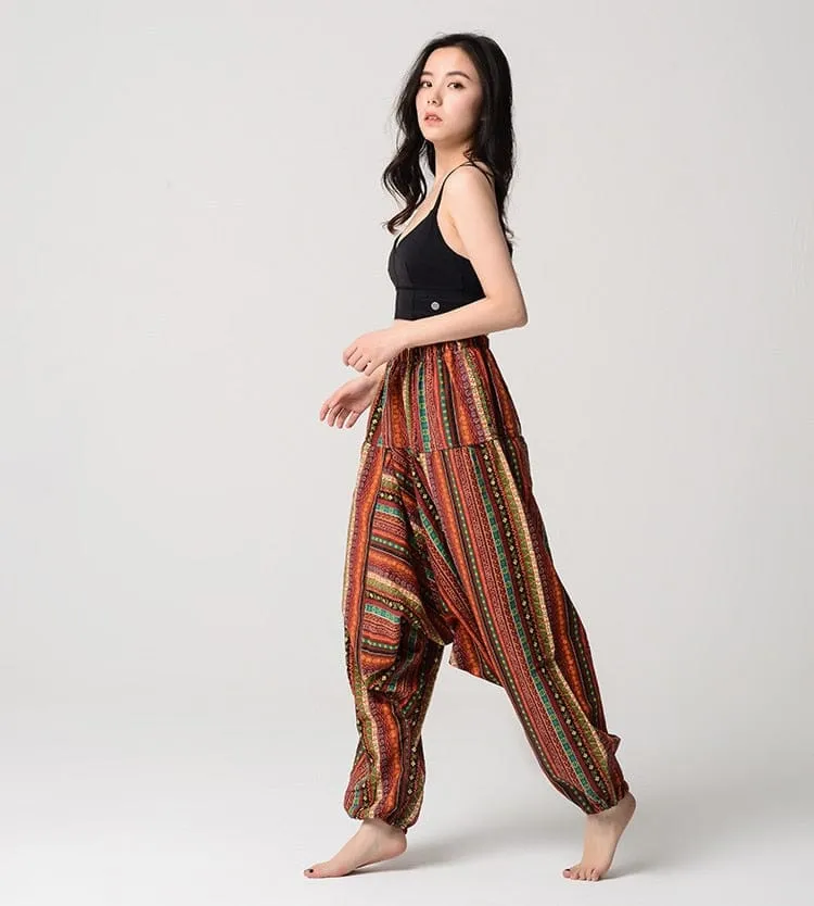 Zen Geometry Loose Harem Pants | Zen